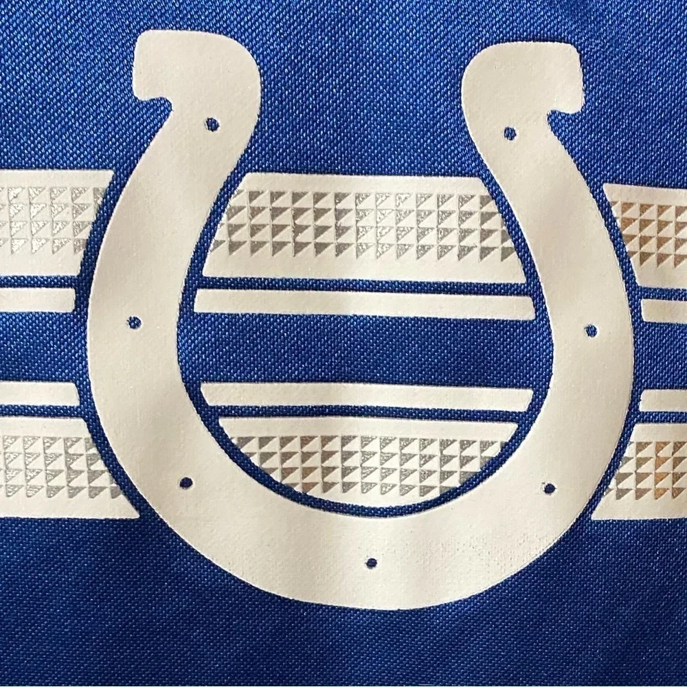 NFL Indianapolis Colts Jersey, Graphic, NWOT, Horseshoe, Sz XL, slim cut, mesh​ - Picture 6 of 11